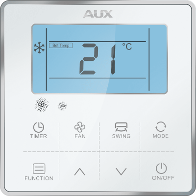 Кассетный кондиционер AUX ALCA-H48/5DR2A_Y25 + MB08 панель для ALCA-H24/36/48/60 inverter + AL-H48/5DR2A(U)_Y25